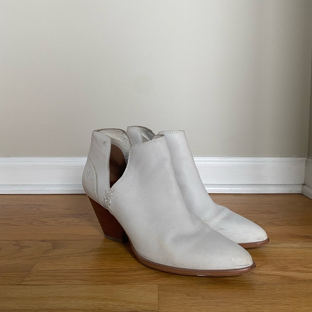 Frye White Boots